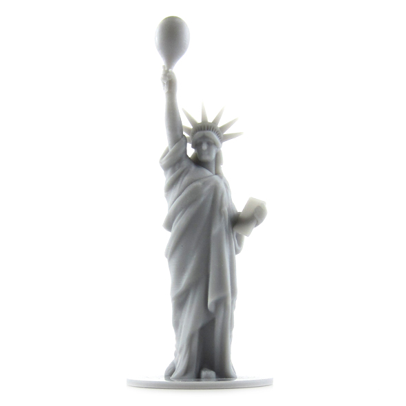 3D printed statue of liberty, prime grey