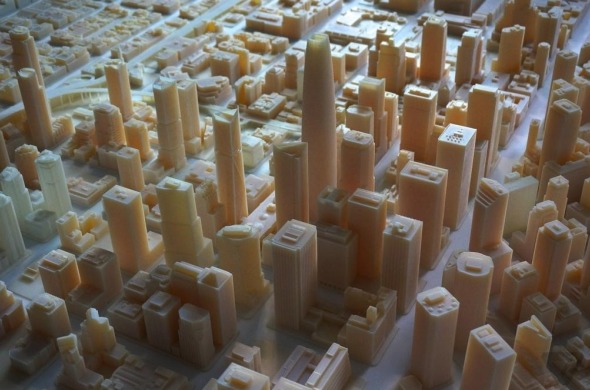 3D Printed San Francisco by Autodesk and Steelblue