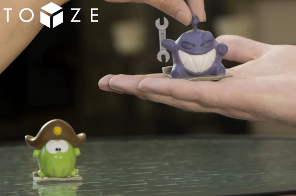 Toyze gives users the ability to 3D print custom figurines from mobile games.
