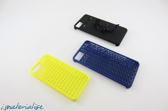 iphone6 Protective Shell Case free template .stl file 3D Printed Version three styles bicycle mount, blue armor, and sunny yellow armor