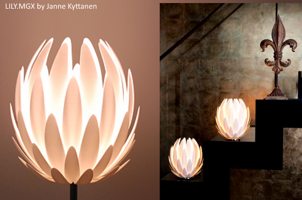 Janne Kyttanen’s delicate Lily.MGX lamp