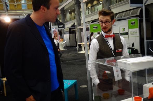Picture from the 2014 London 3D Printshow of Fab & Dandy