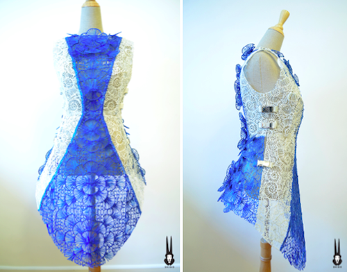 Final-3Doodled-seashell-dress-design