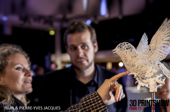 2014 Paris 3D Printshow: 3D print design by LINLIN & PIERRE-YVES JACQUES