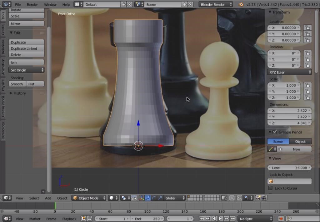 Blender Tutorial Creating A Chess Piece For 3D Printing 3D Printing 