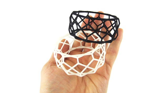 Printing flexible fashion items with rubber-like