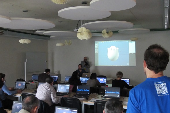 Frederik from Pixel Depot teached the participants to get started with MODO.
