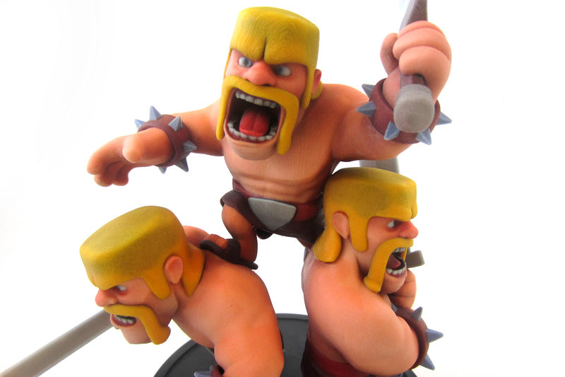 Clash of Clans figurine by Supercell. Printed in matt multicolor.