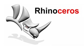 logo of 3d modeling software rhino
