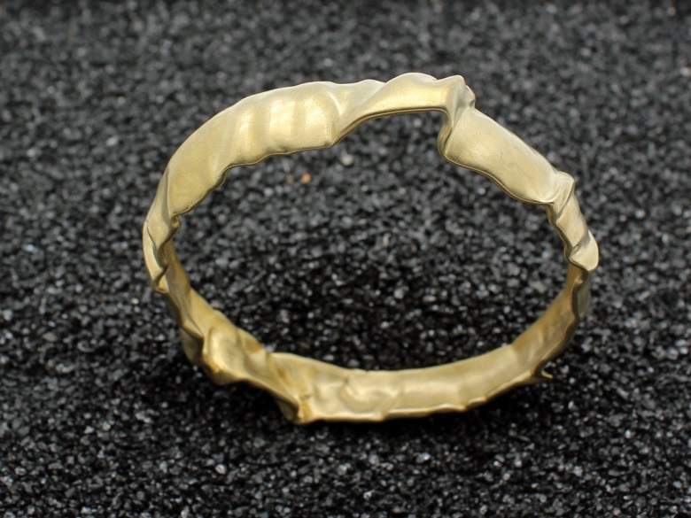Crumpled Bracelet - Vulcan Jewelry