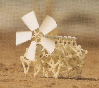 3D printed model of Theo Jansen's 'Strandbeest'