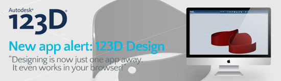 New App Alert Autodesk 123d Design 3d Printing Blog I Materialise