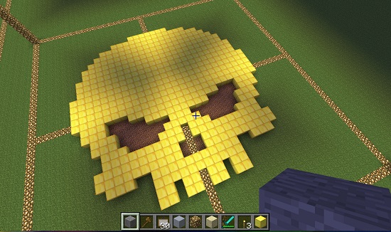 Skull design in Minecraft. Ready to 3D print?