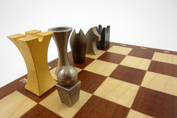 Metal Puzzle Chess Piece - Rook