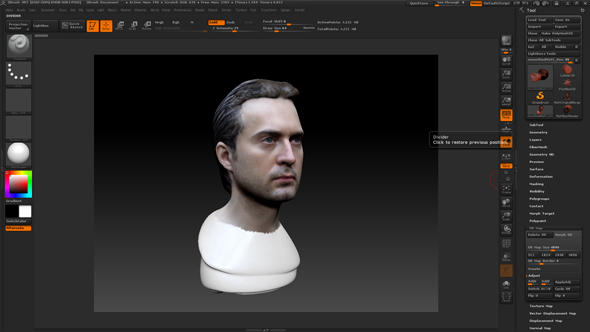 clean up 3d scan zbrush