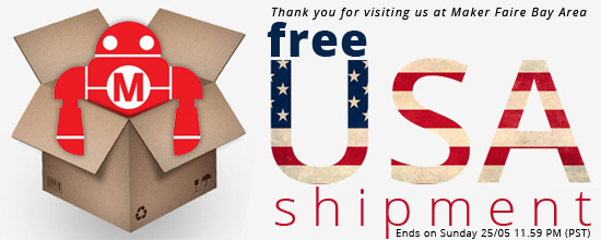 A Week of Free Shipping to the U.S. Starts Today!