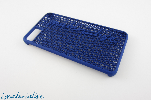 The Chainmail version of our 3D printable iPhone 6 shell cover template. Ready to be customized by a knight in shining armor...