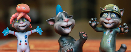Talking Tom Comes to Life Thanks to 3D Printing Toyze App