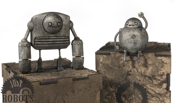 Strong Bot and his lovely friend, Chunky Bot