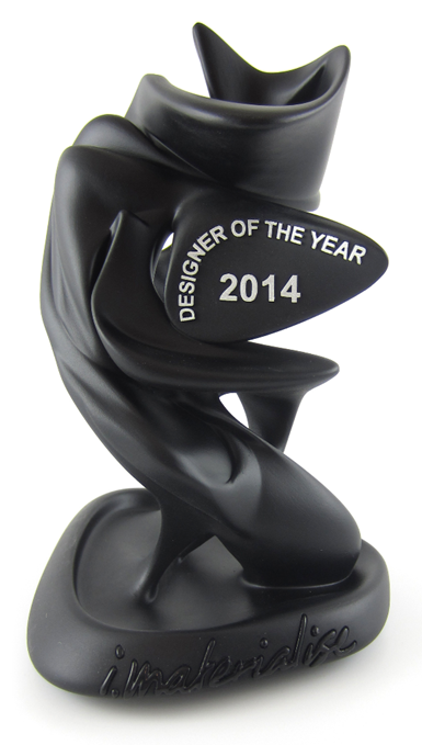 Designer of the Year 2014 trophy designed by AmiosyA