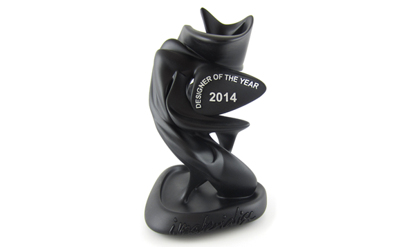 Designer of the Year 2014 trophy designed by AmniosyA