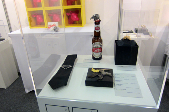 Learn more abou 3D printed metals (photo taken from our 2014 RapidPro booth)