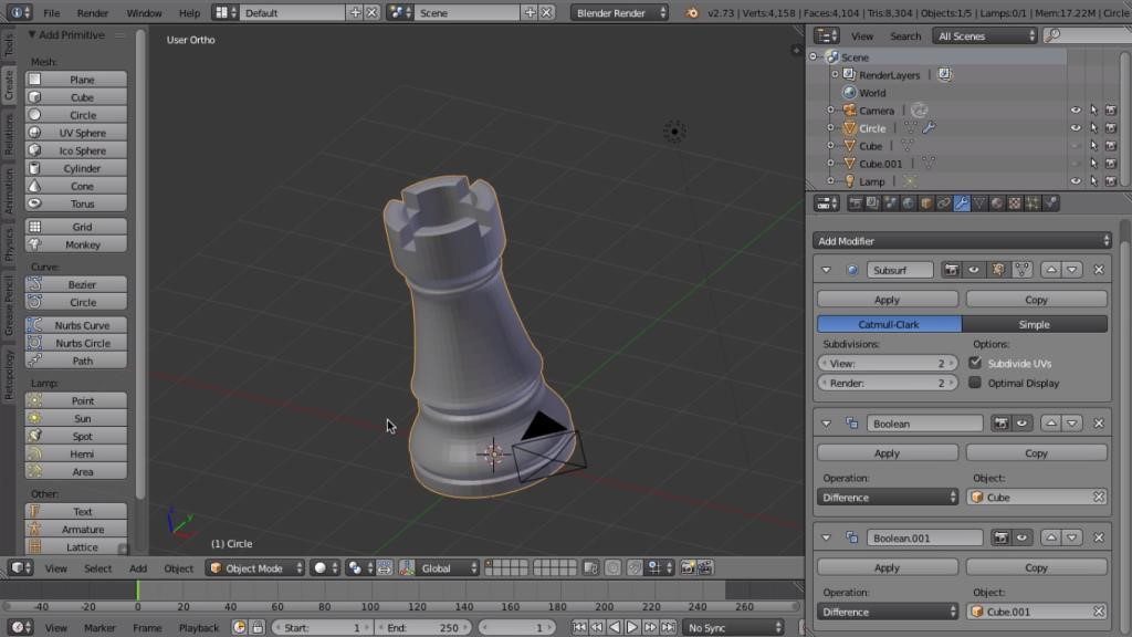 Blender Tutorial: Creating a Chess Piece for 3D Printing | 3D Printing Blog  