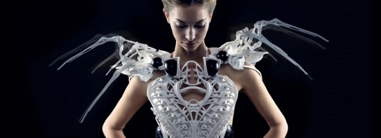 A 3D Printed Dress That Uses Robotic Arms To Defend Itself: Anouk Wipprecht’s Spider Dress