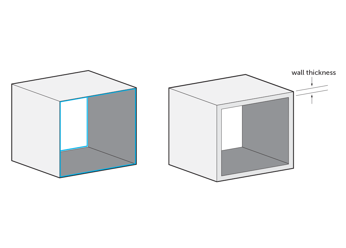 mathematical turning table Thickness for Wall 3D Minimum Printing 3D Calculate