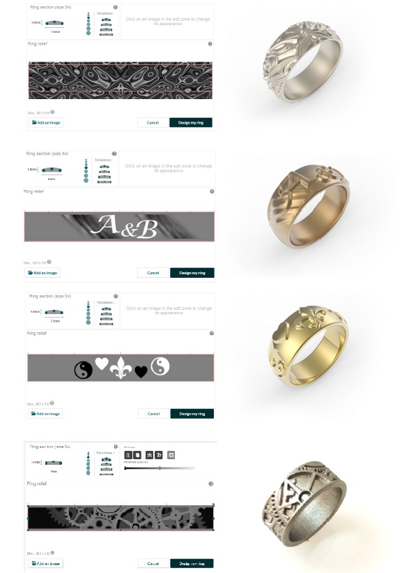 3d ring design online free