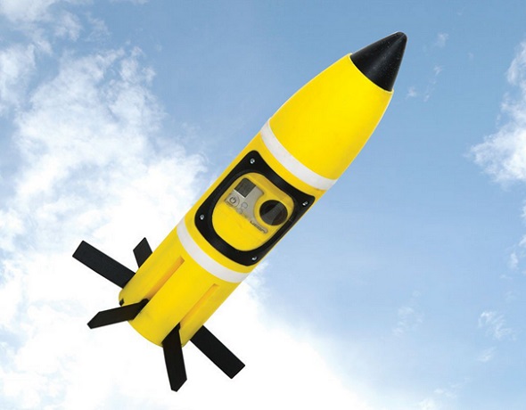 GoPro in a 3D Printed Rocket