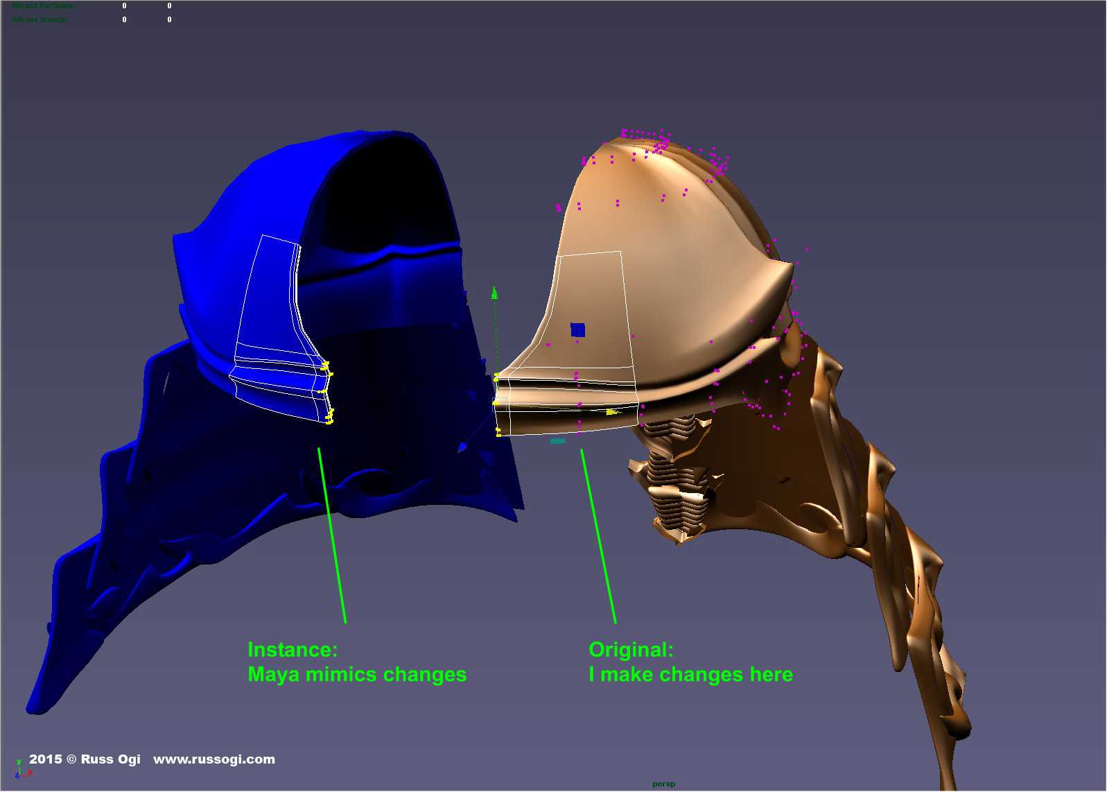 Maya 3d modeling tricks