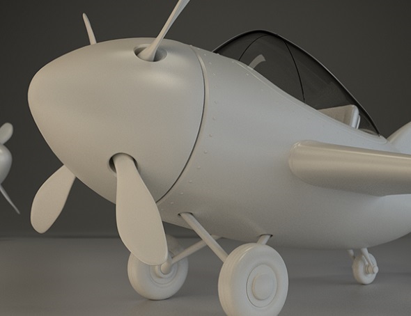 3D model of an airplane created by Jonathan Williamson