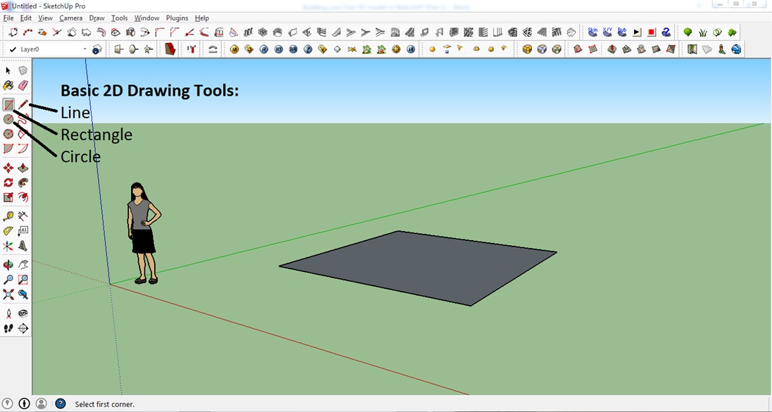 sketchup number of sides circle calculator