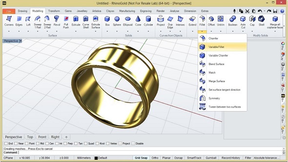 rhinogold tutorial 3d ring