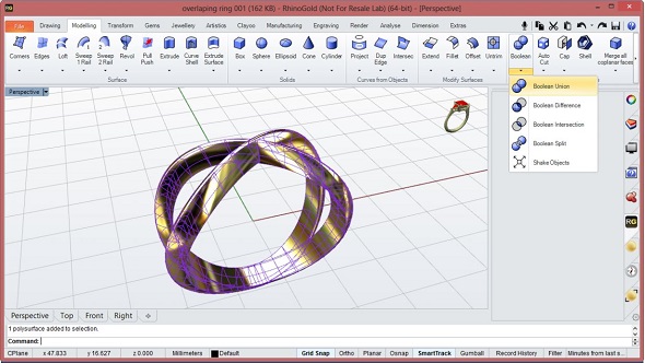 3d model ring size