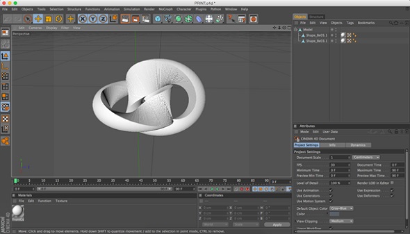 3D modeling a design in cinema 4d