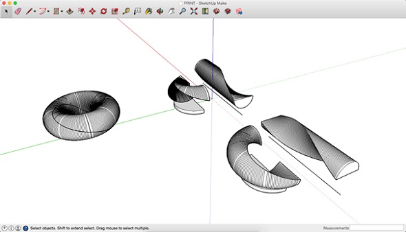 3D modeling a design in sketchup