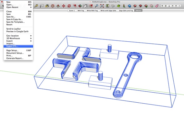 export sketchup file as stl for 3d printing