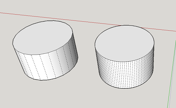 sketchup number of sides circle