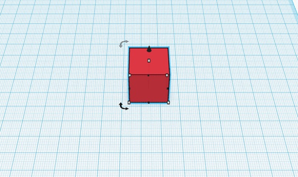 a basic box in autodesk tinkercad