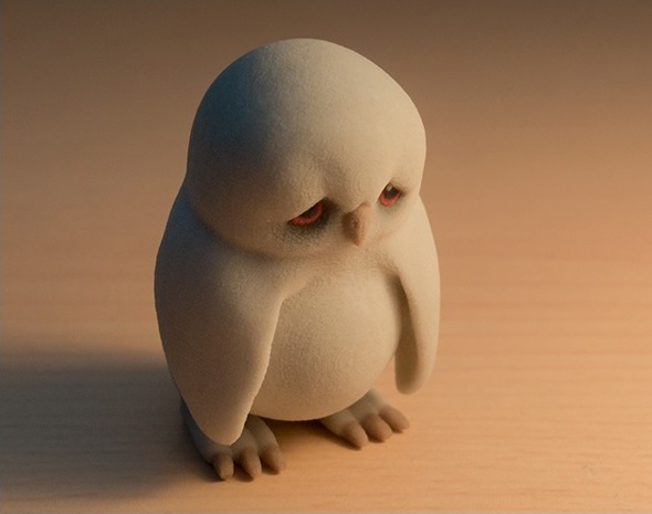 sad-owl-muticolor-3d-print