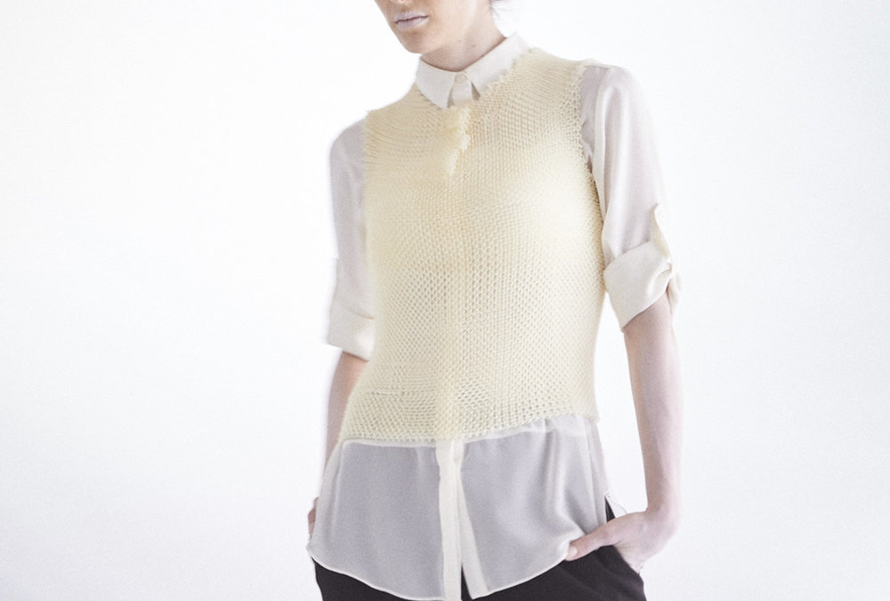 Wearable 3D Printed Tech from Japan: Masaharu Ono’s Knitted Vest