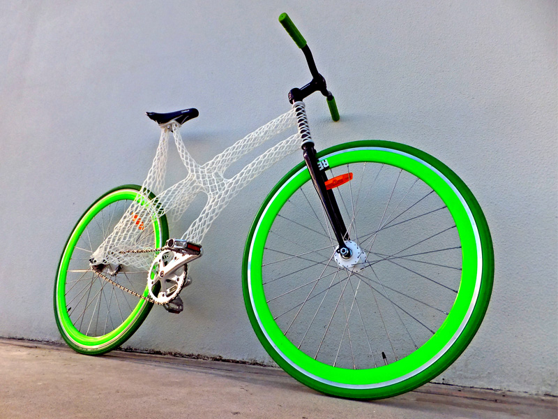 Paintable Resin is now known as Mammoth Resin. Design: Bike Frame by James Novak.