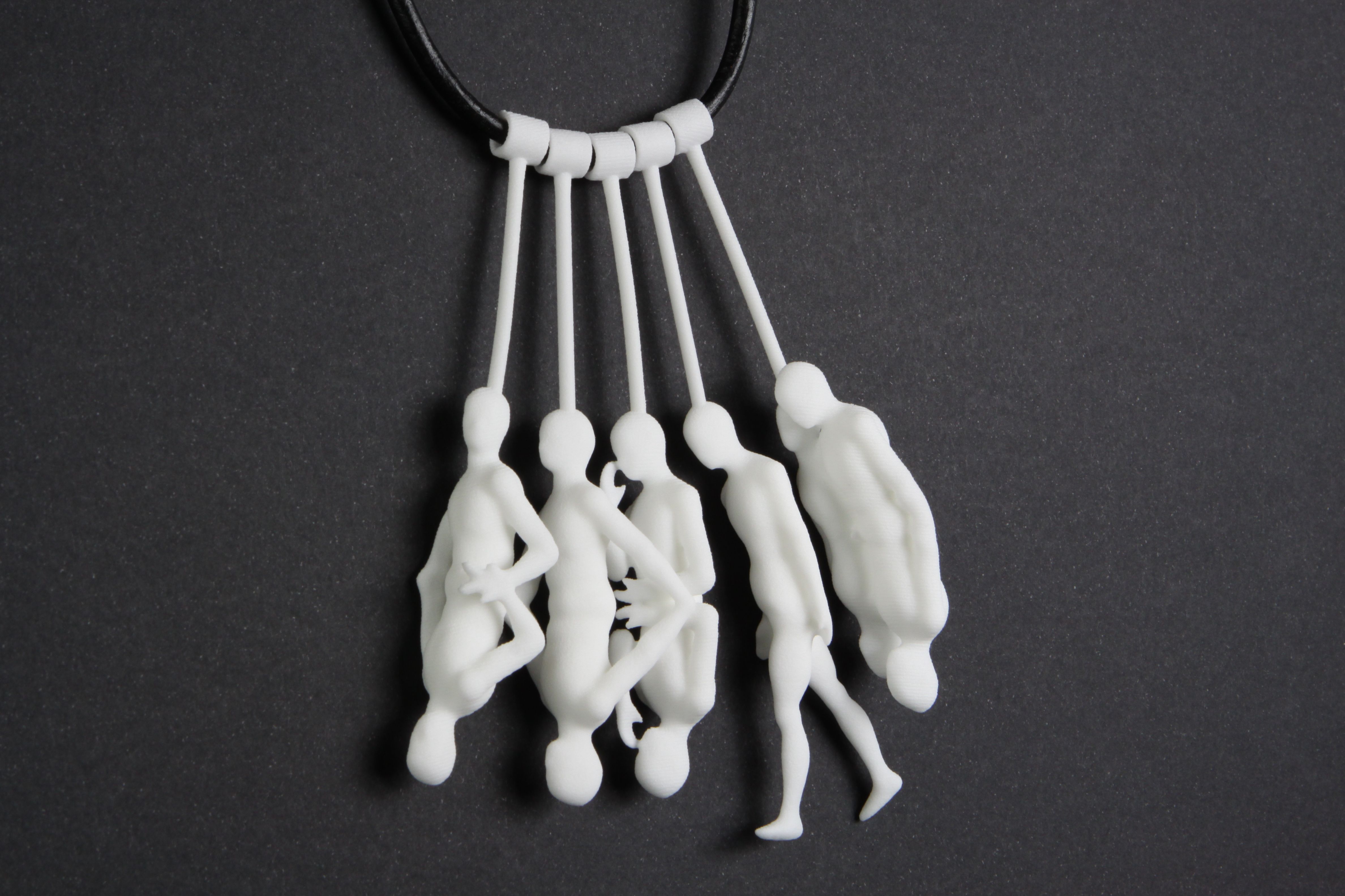 3d printed necklace on Craiyon