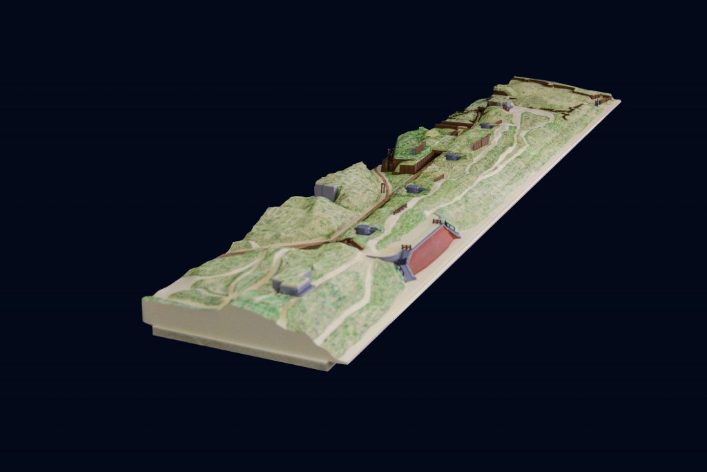 3D-printed WWI coastline scale model