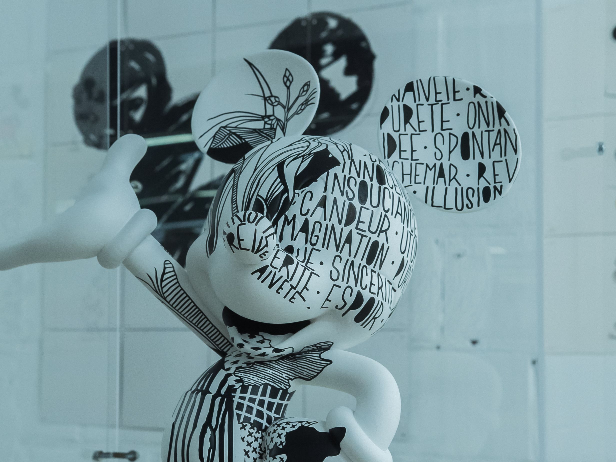 Drawing Illustration Art Collectibles Mickey Mouse 3D STL File 