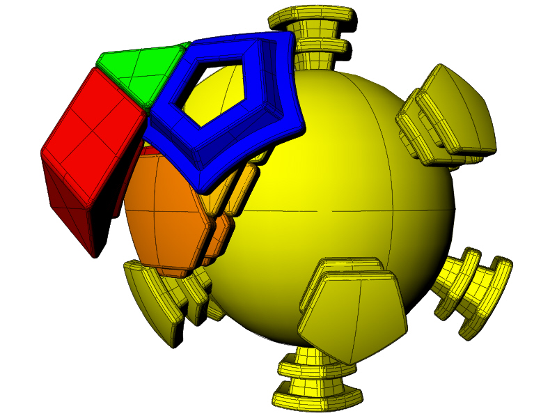 Slice Megaminx v9 - view 01