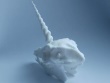 Fanged Unicorn Skull