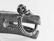 SkullRing EvilFist silver 925